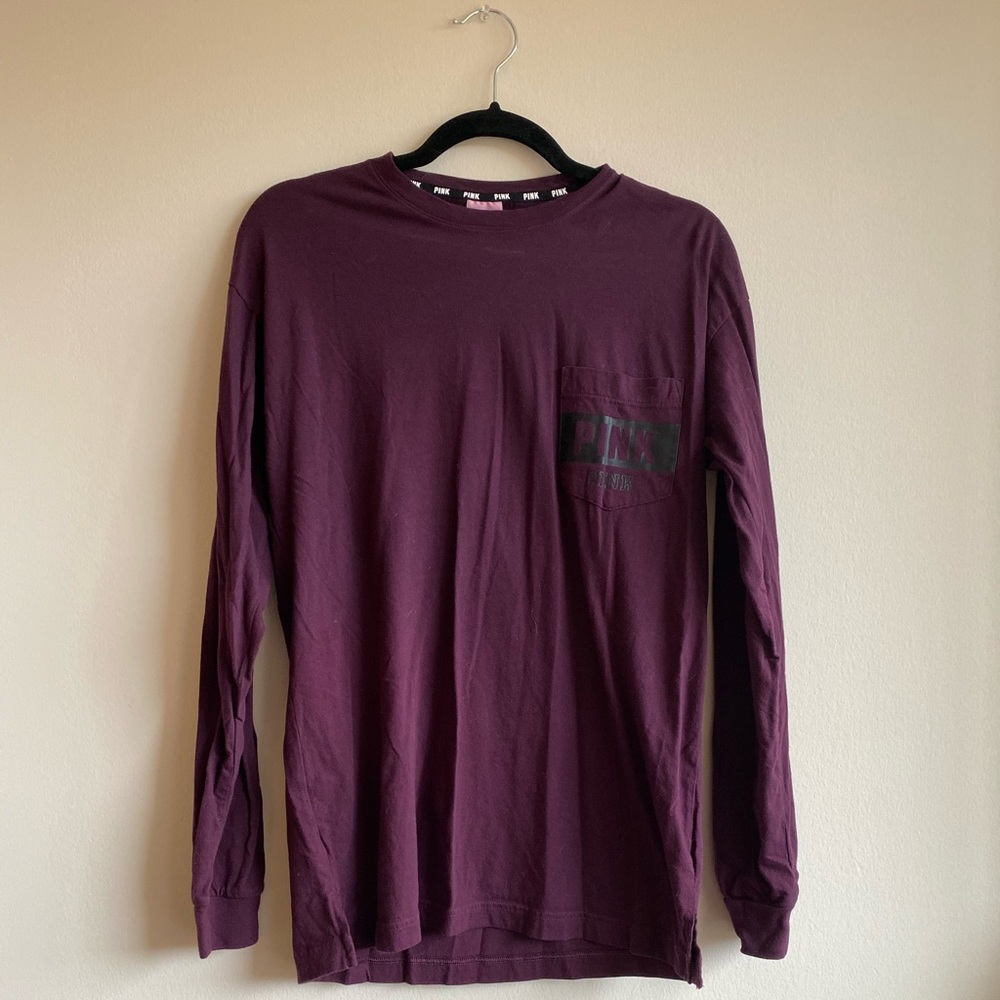 Maroon VS PINK Crew Shirt *MOVING SALE*